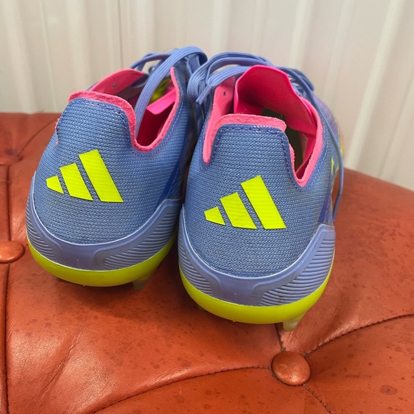 adidas F50 Pro FG -SoccerWorld -Adidas  Sneakers -Blue, Pink, and Yellow size 12 - Picture 3 of 8